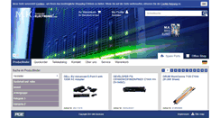 Desktop Screenshot of mk-electronic.de